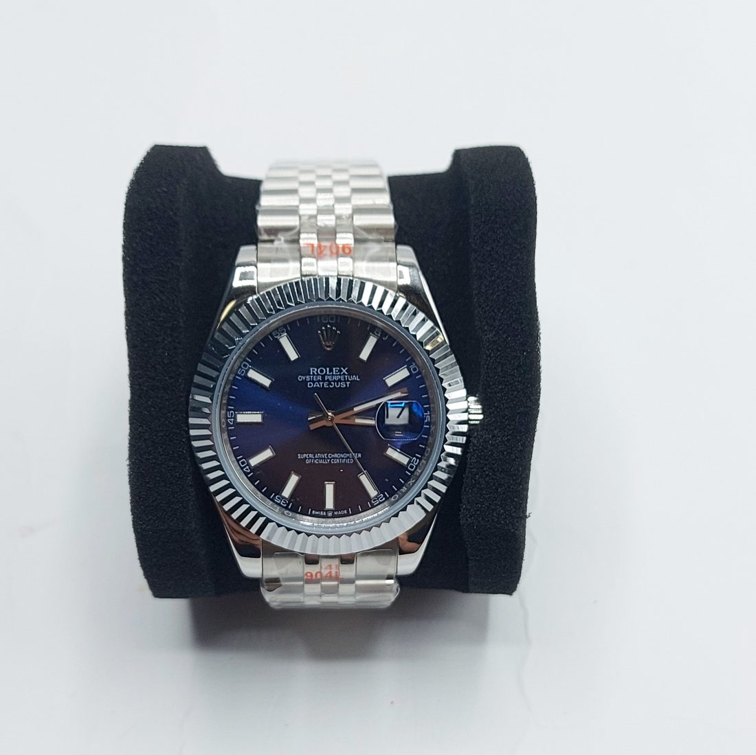 Kolekcija A Ref. DJ-108 — Modra številčnica, fluted bezel