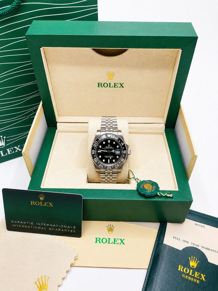 Kolekcija A Ref. GM-110 — Črni bezel, Jubilee zapestnica — s kutijom i papirima