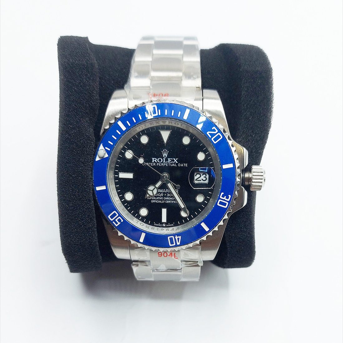 Kolekcija A Ref. SB-101 — Modri bezel, črna številčnica